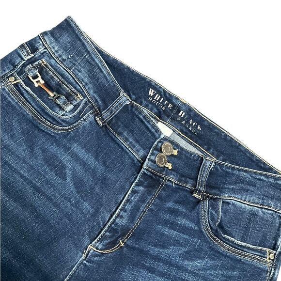 White House Black Market Women's Jeans Crop Straight Leg Size 4 - Picture 7 of 9